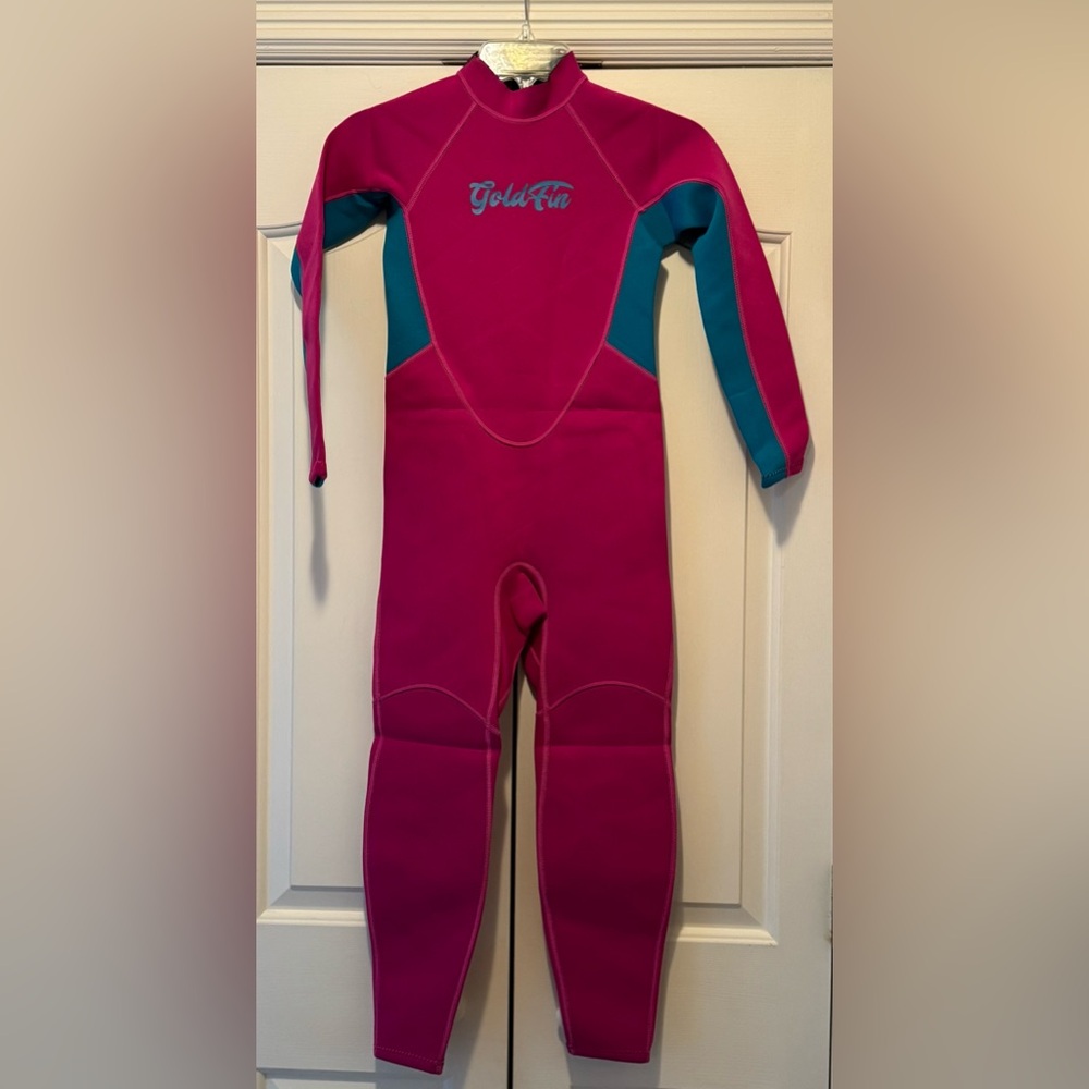 GoldFin Pink and Teal Wetsuit